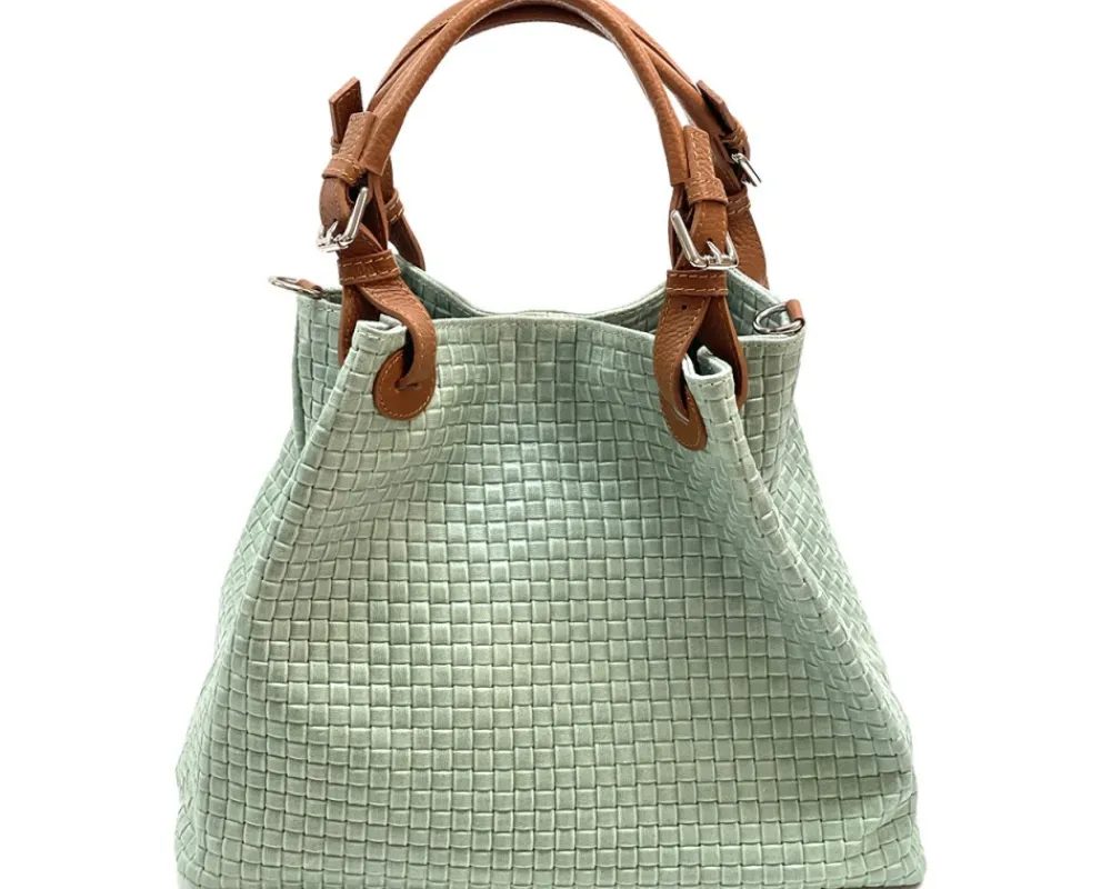 Debora IN Leather Shoulder Bag*Florence Discount