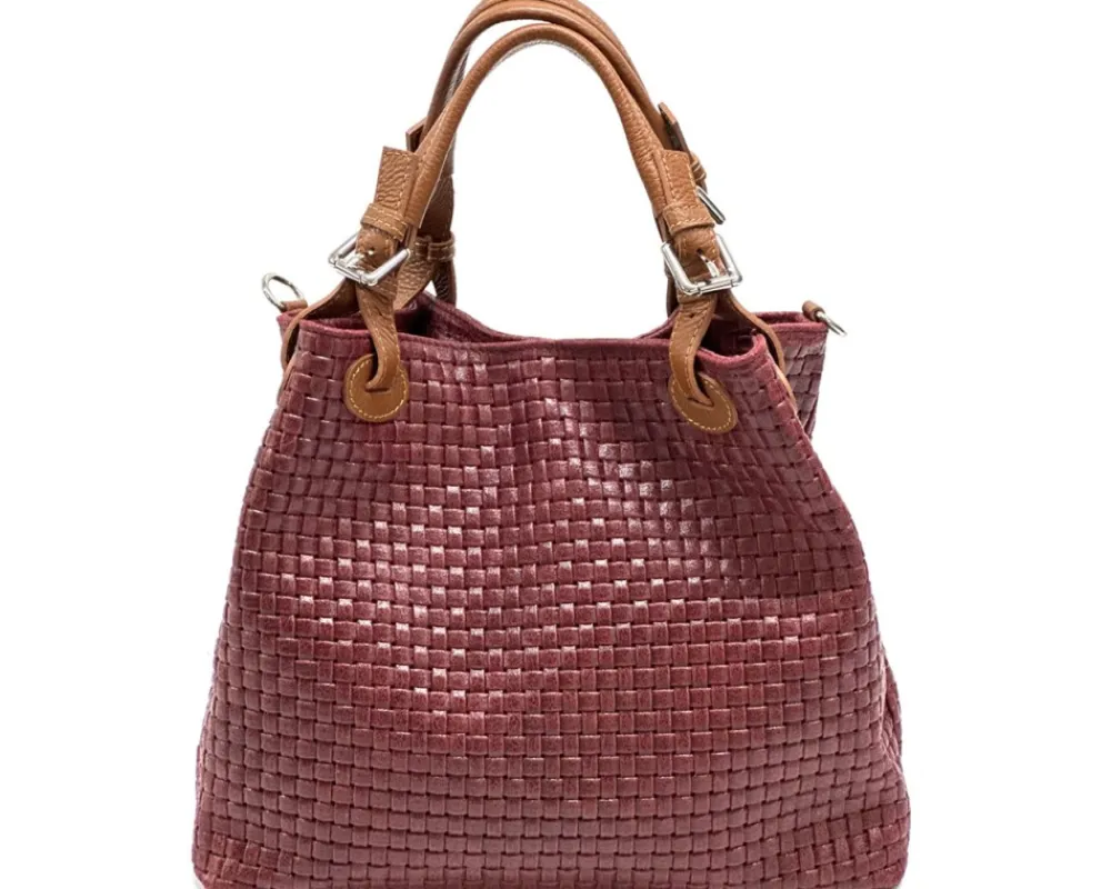 Debora IN Leather Shoulder Bag*Florence Discount