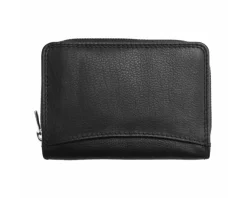 Diamante Compact and Elegant Leather Wallet*Florence Best