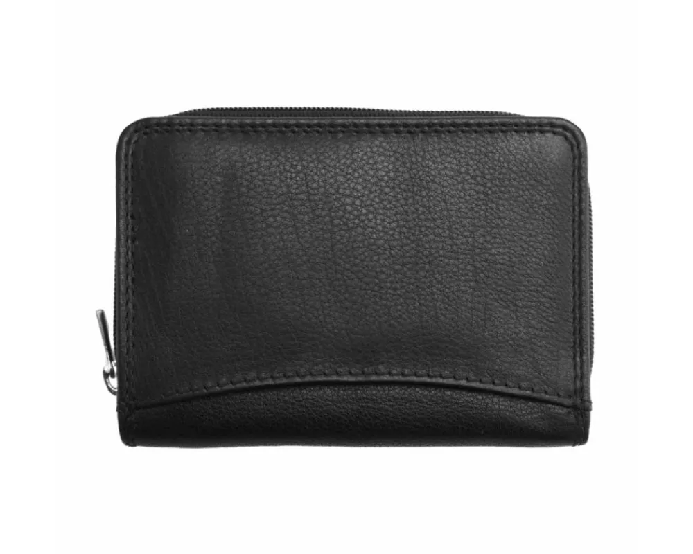 Diamante Compact and Elegant Leather Wallet*Florence Best