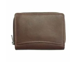 Diamante Compact and Elegant Leather Wallet*Florence Best