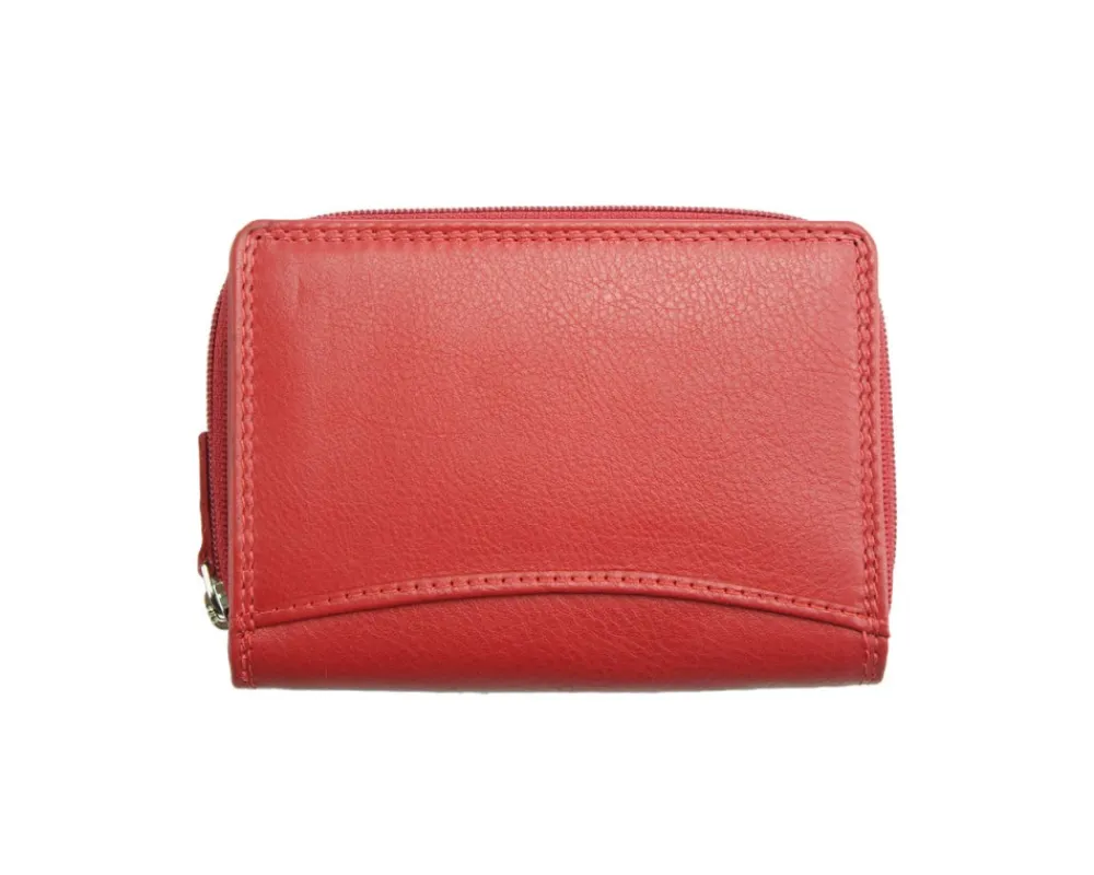 Diamante Compact and Elegant Leather Wallet*Florence Best