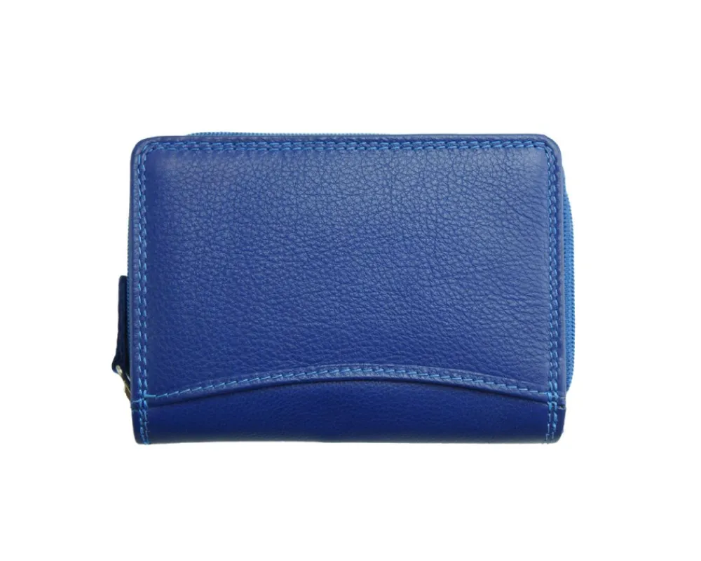 Diamante Compact and Elegant Leather Wallet*Florence Best