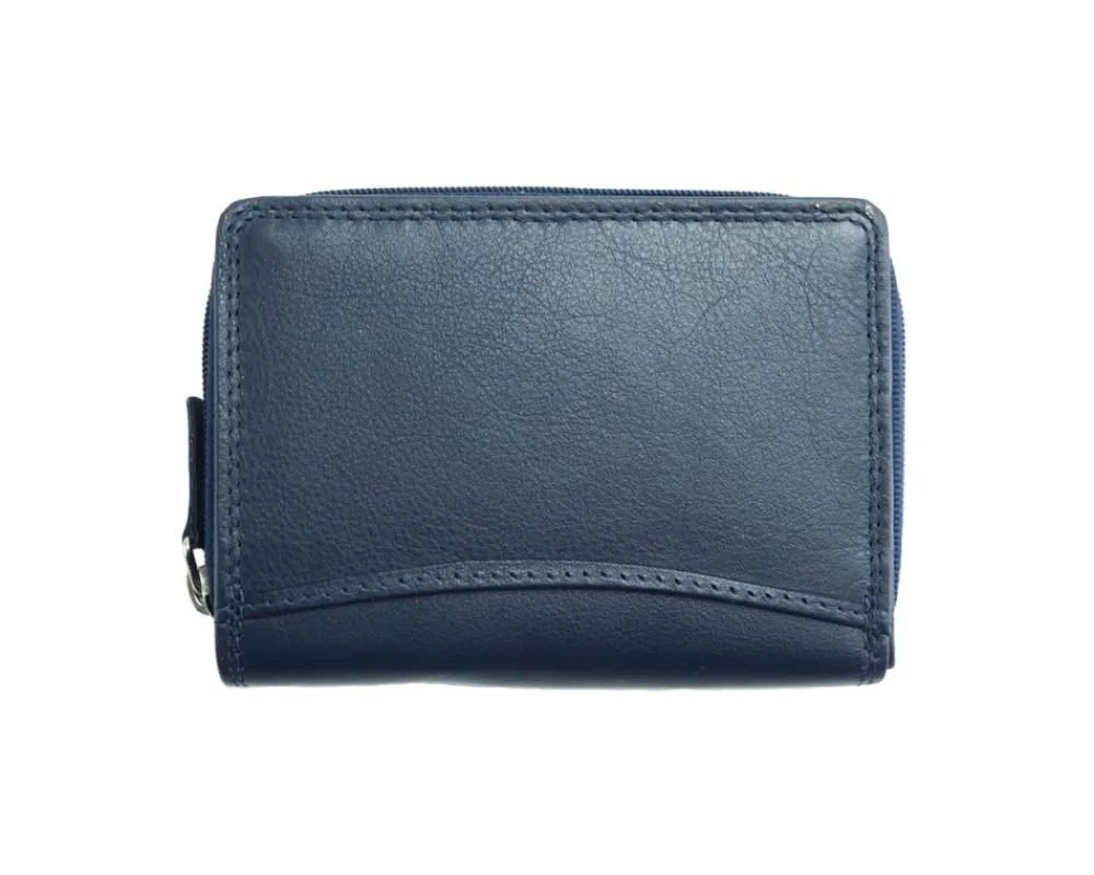 Diamante Compact and Elegant Leather Wallet*Florence Best