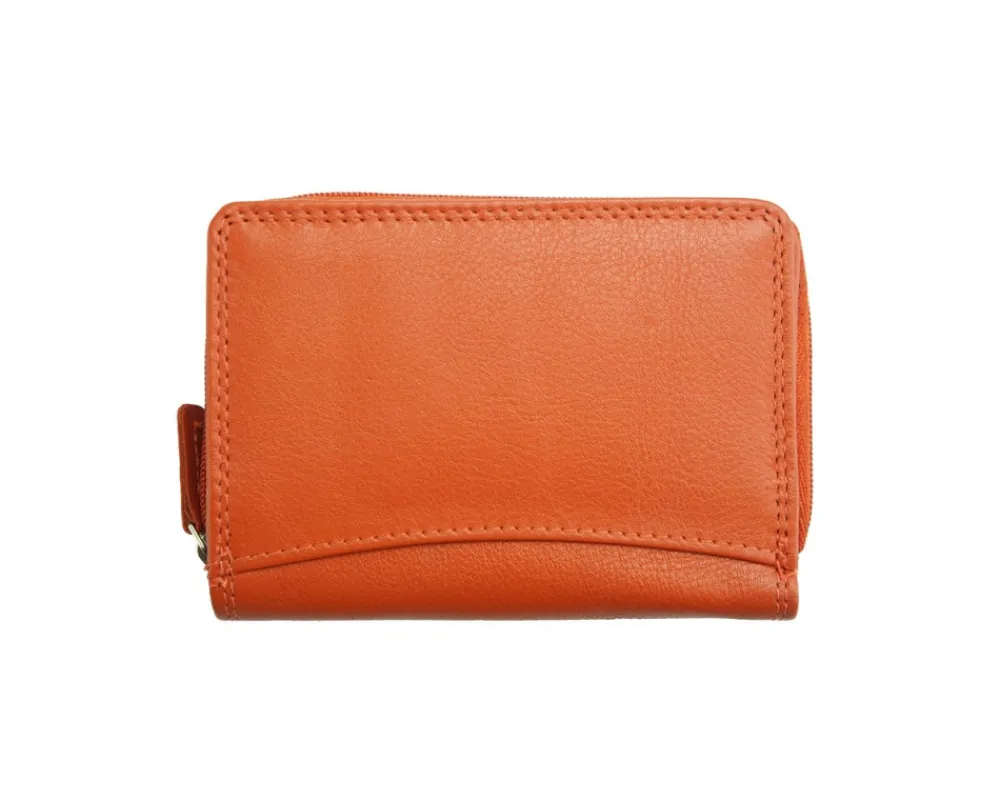 Diamante Compact and Elegant Leather Wallet*Florence Best