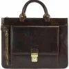 Donato leather Briefcase*Florence Sale