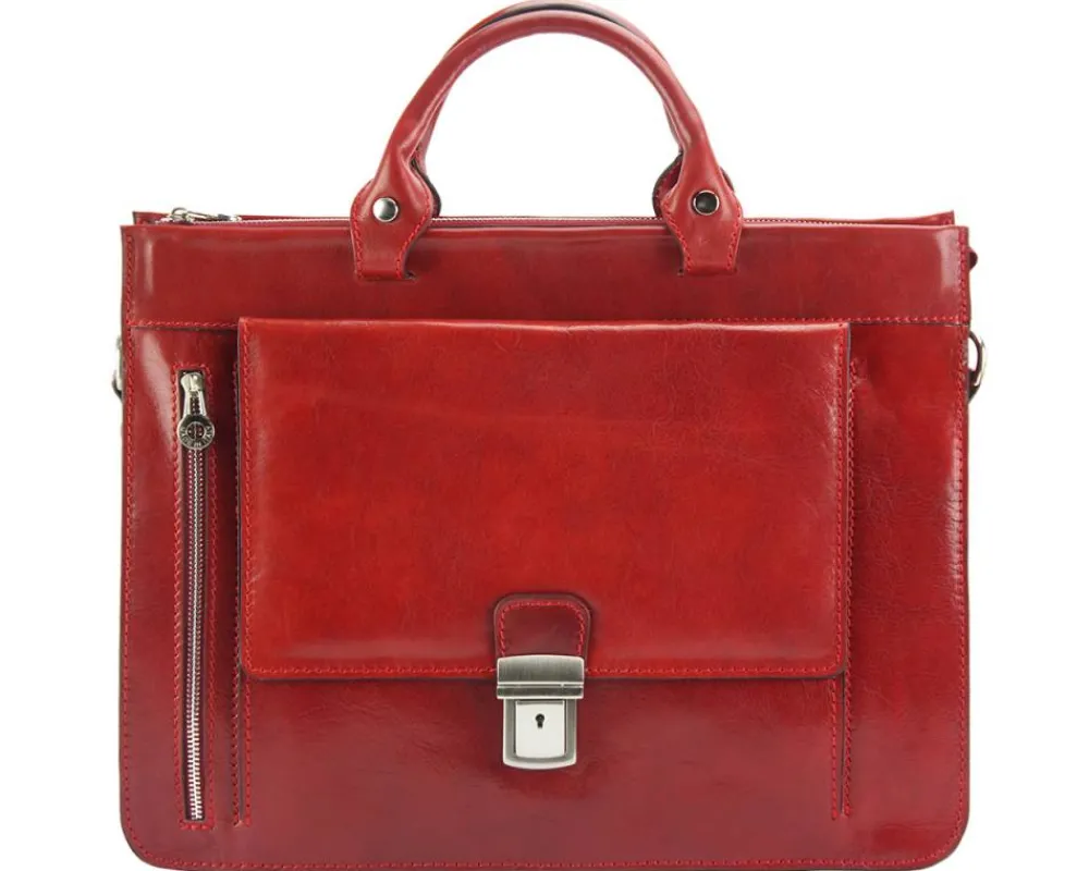 Donato leather Briefcase*Florence Sale