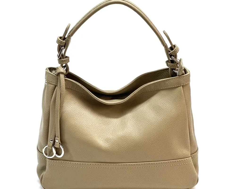 Elena Hobo Italian Leather Shoulder Bag*Florence Clearance