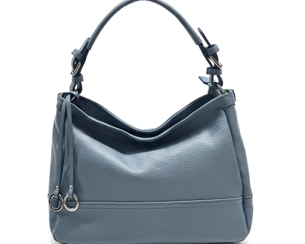 Elena Hobo Italian Leather Shoulder Bag*Florence Clearance