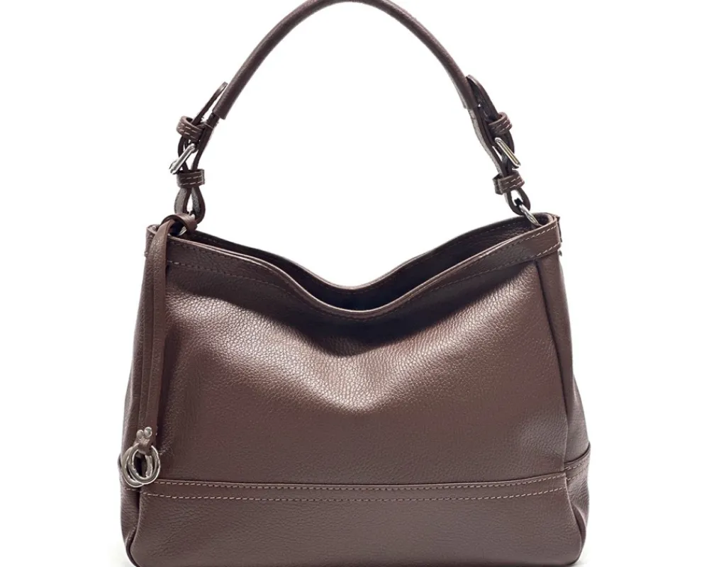 Elena Hobo Italian Leather Shoulder Bag*Florence Clearance