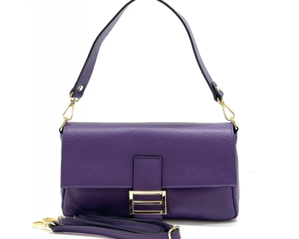 Elisabetta Shoulder Calf-Skin Leather Bag*Florence Best