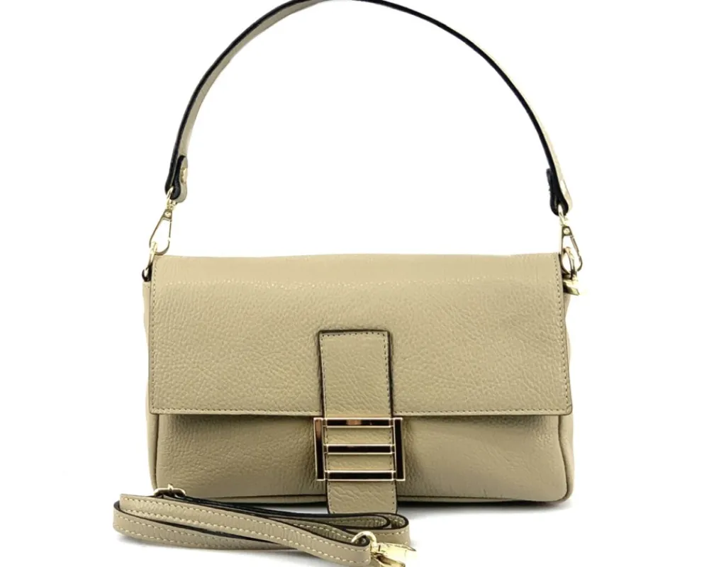 Elisabetta Shoulder Calf-Skin Leather Bag*Florence Best
