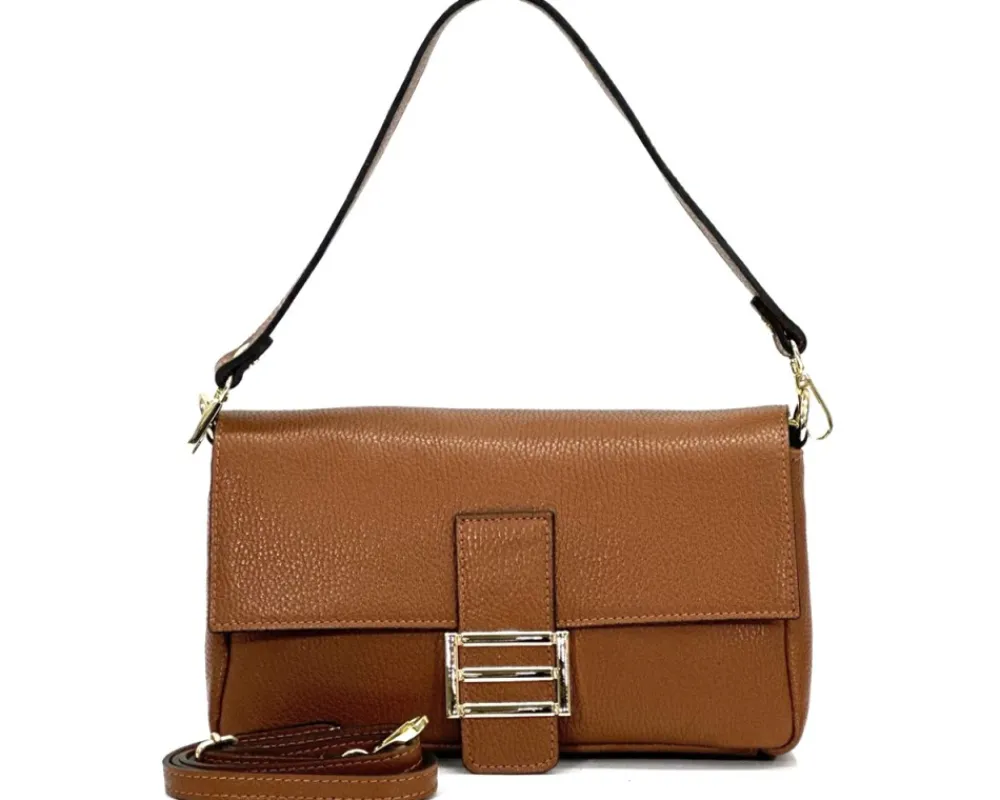 Elisabetta Shoulder Calf-Skin Leather Bag*Florence Best