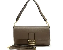 Elisabetta Shoulder Calf-Skin Leather Bag*Florence Best