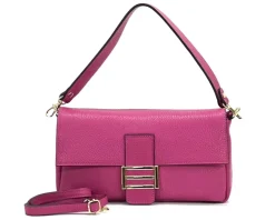 Elisabetta Shoulder Calf-Skin Leather Bag*Florence Best