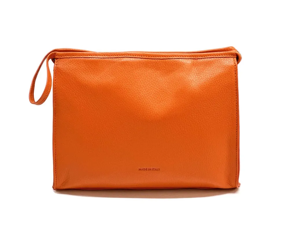 Elvira leather clutch*Florence New