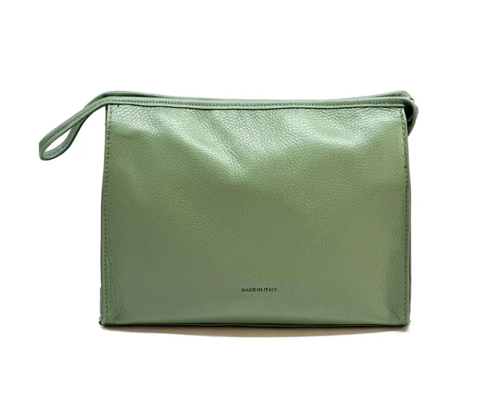 Elvira leather clutch*Florence New
