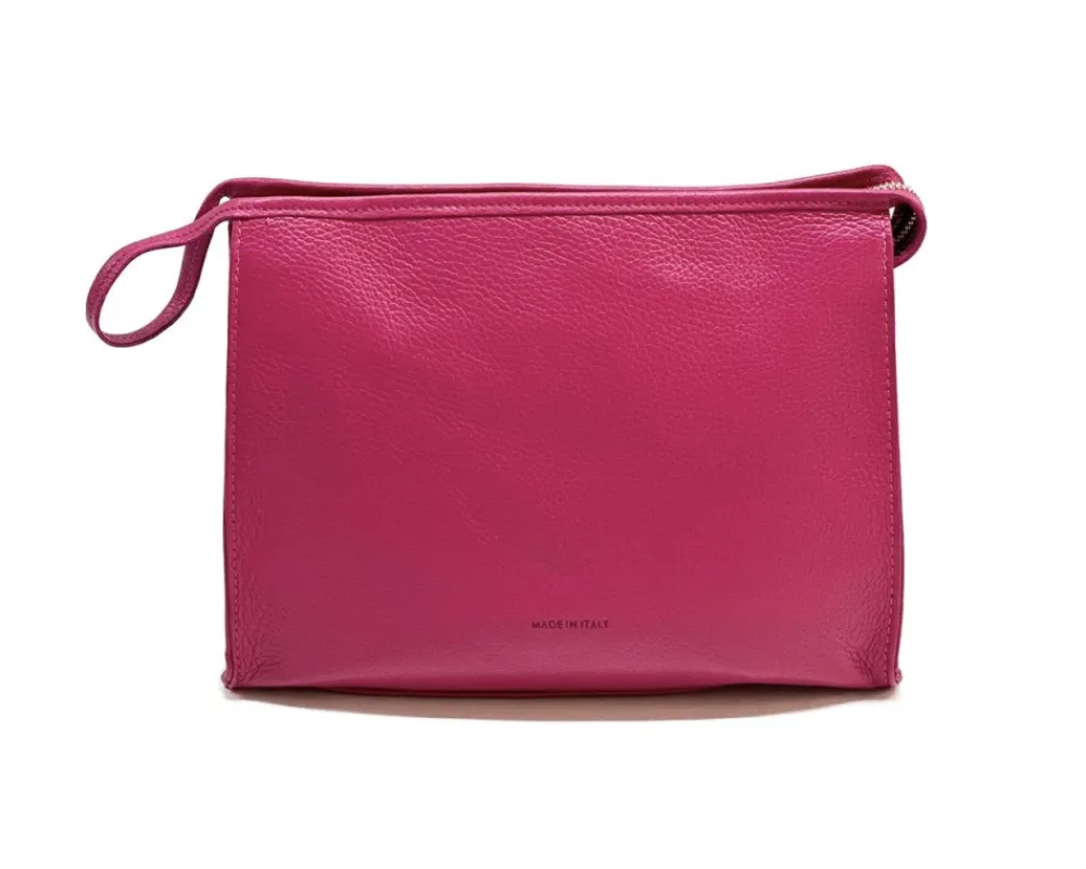 Elvira leather clutch*Florence New