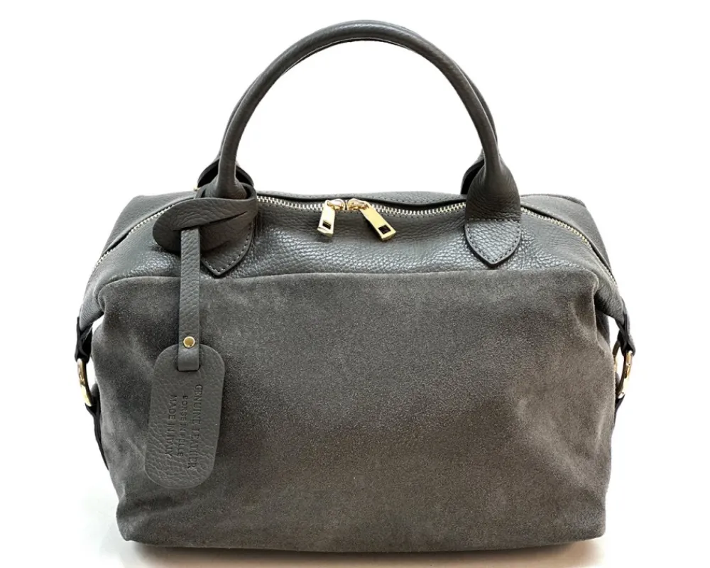 Emma Leather Boston Bag*Florence Best