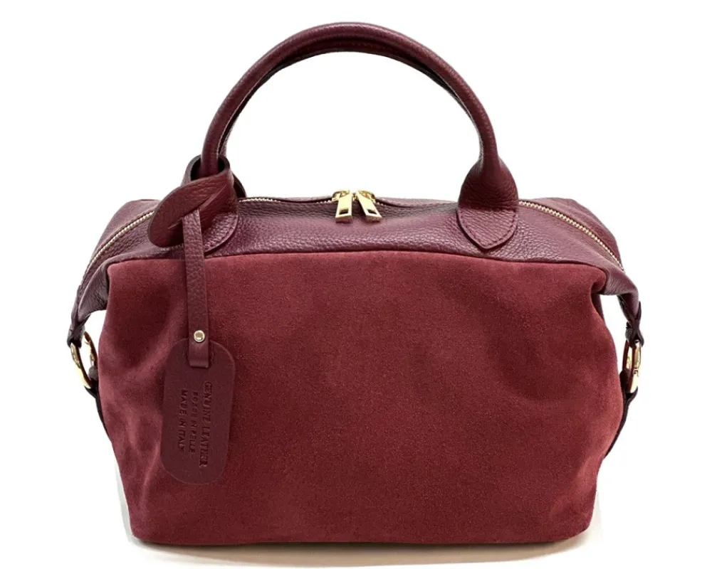 Emma Leather Boston Bag*Florence Best