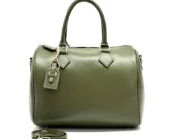 Erminia GM cow leather handbag*Florence Discount