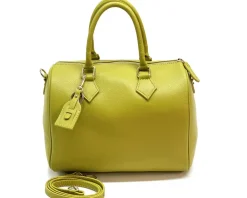 Erminia GM cow leather handbag*Florence Discount