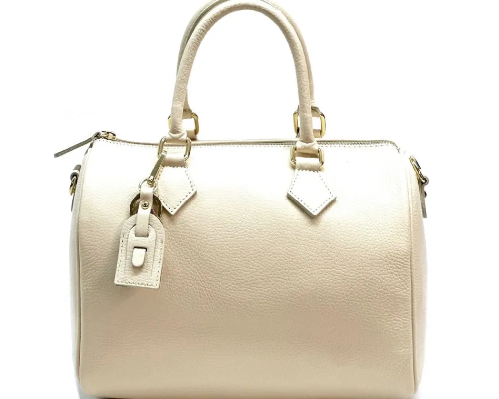 Erminia GM cow leather handbag*Florence Discount