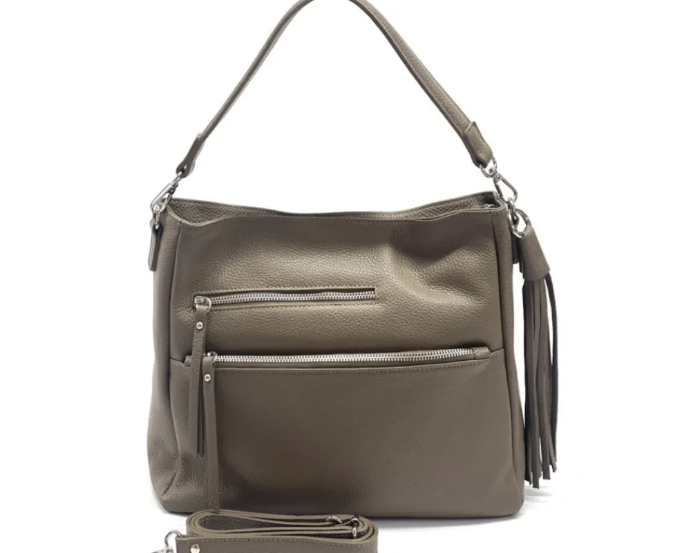Evelyn leather shoulder bag*Florence Hot