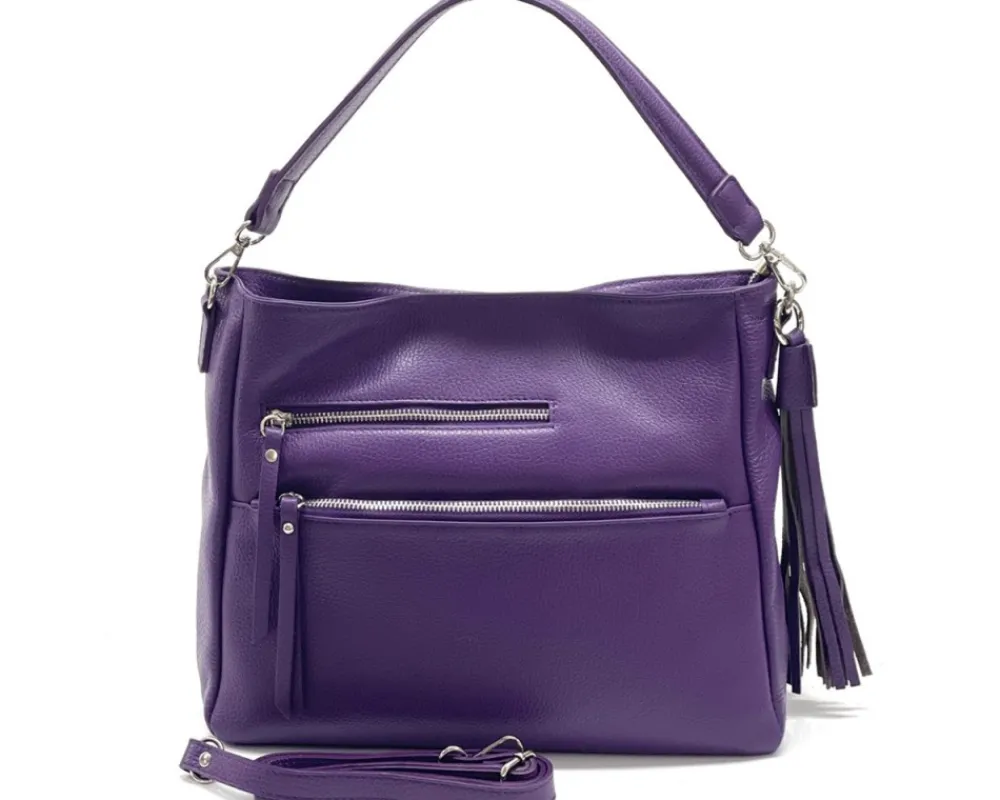 Evelyn leather shoulder bag*Florence Hot