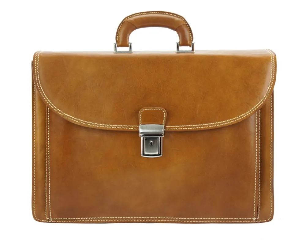 Filippo Leather Business Briefcase*Florence Fashion