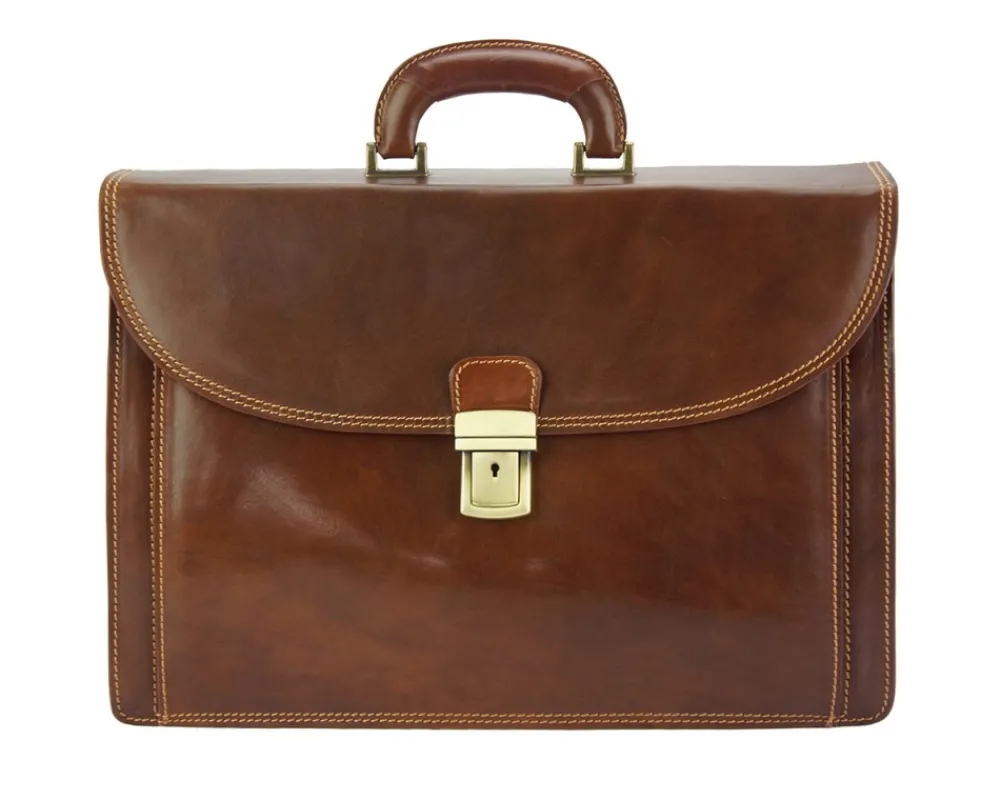 Filippo Leather Business Briefcase*Florence Fashion