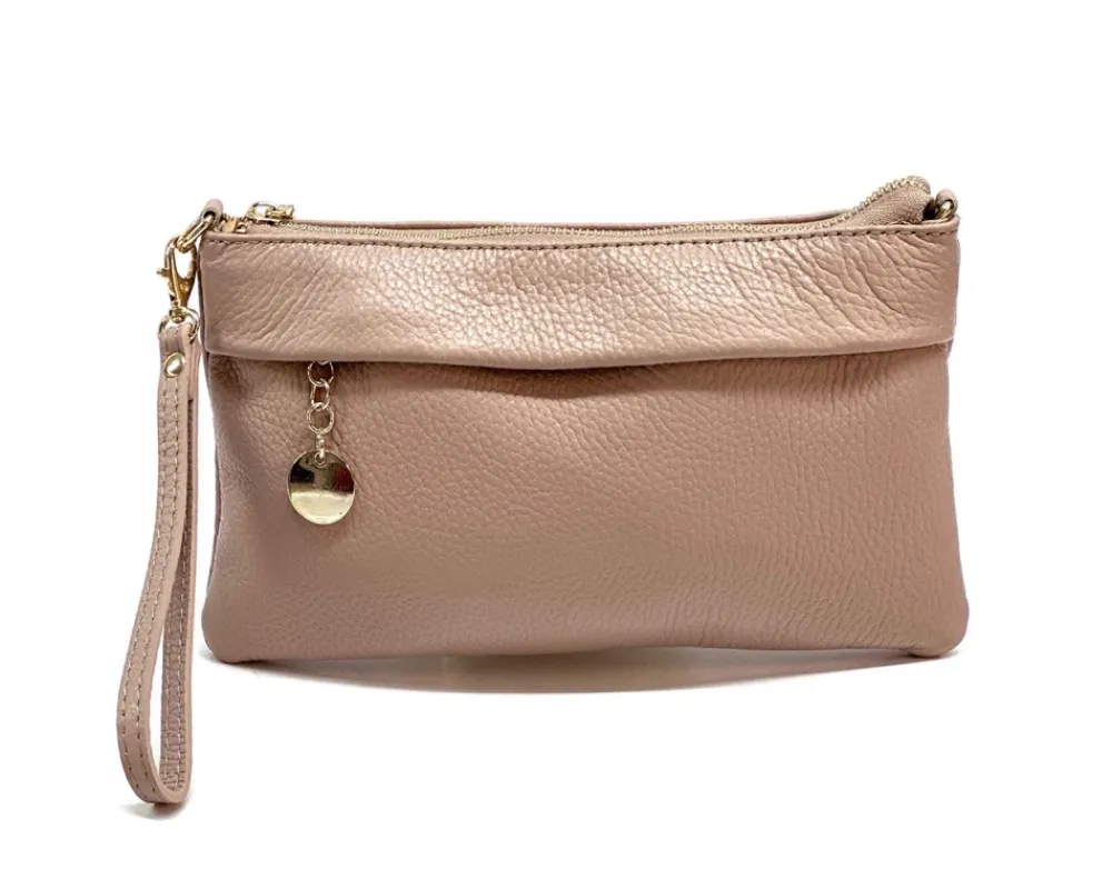 Fiorina Leather Clutch Bag*Florence Discount