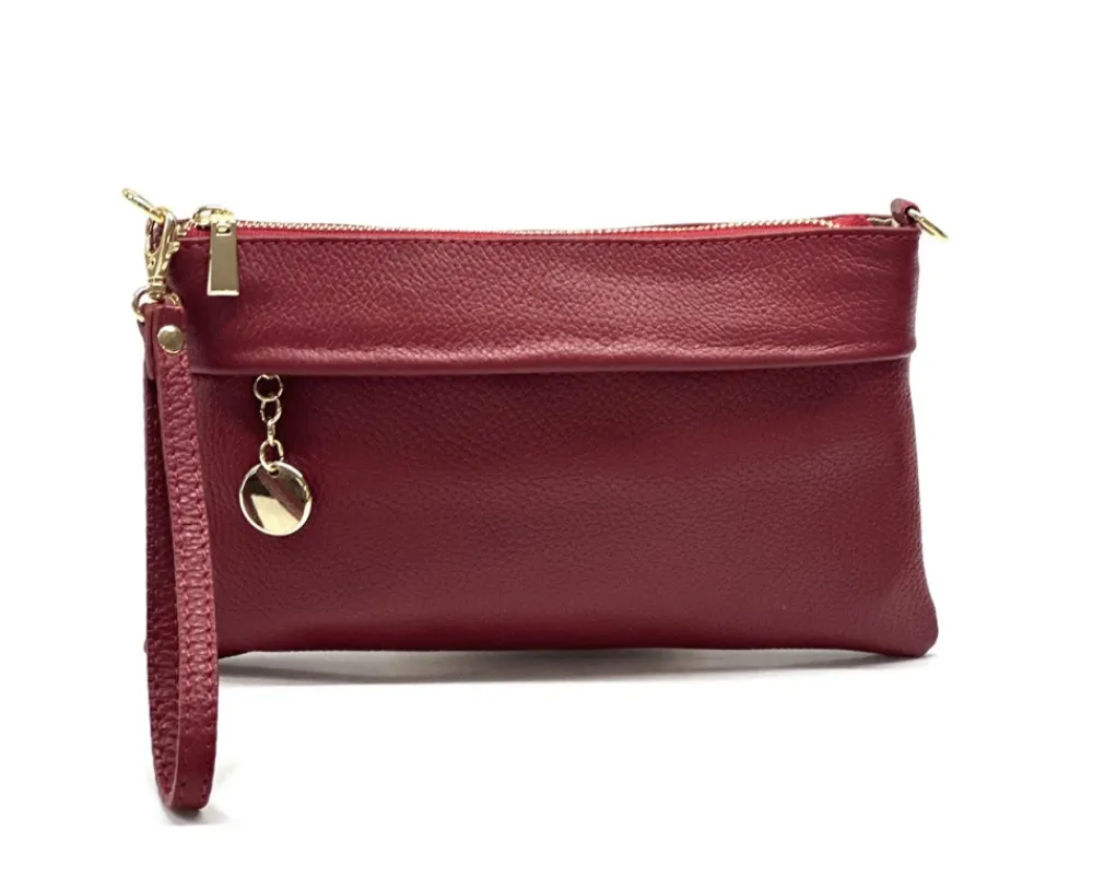 Fiorina Leather Clutch Bag*Florence Discount