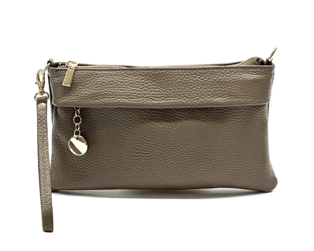 Fiorina Leather Clutch Bag*Florence Discount