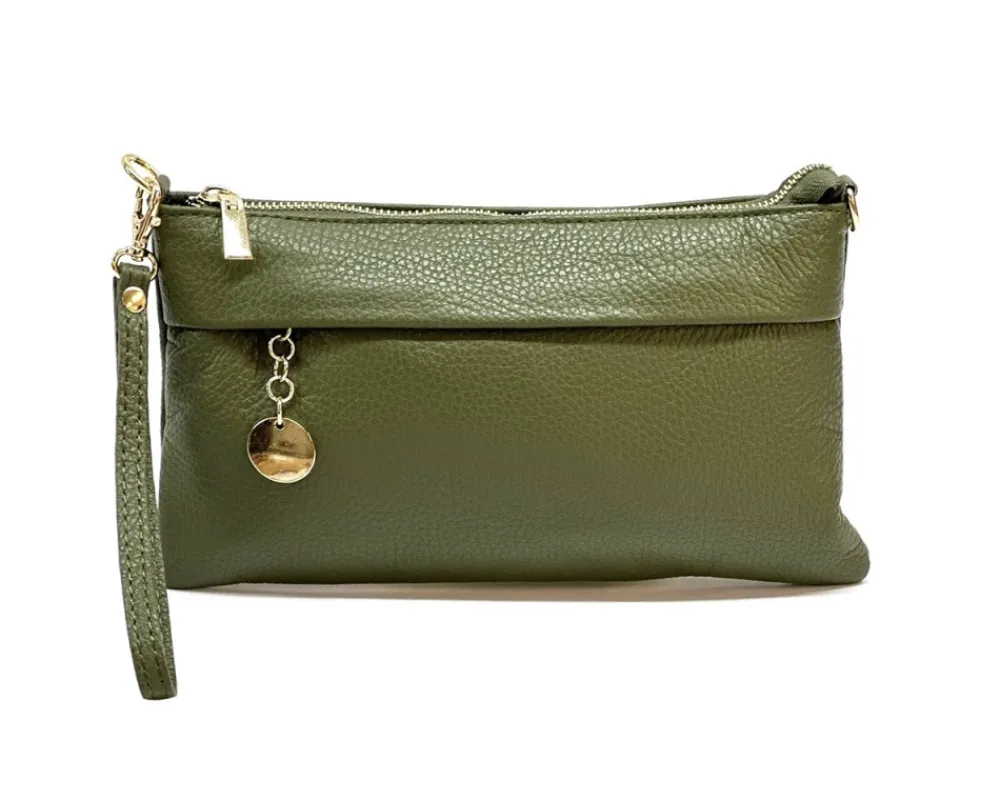 Fiorina Leather Clutch Bag*Florence Discount