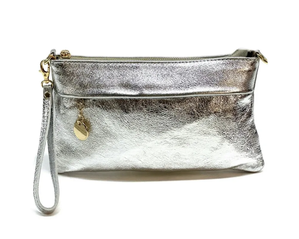 Fiorina Leather Clutch Bag*Florence Discount