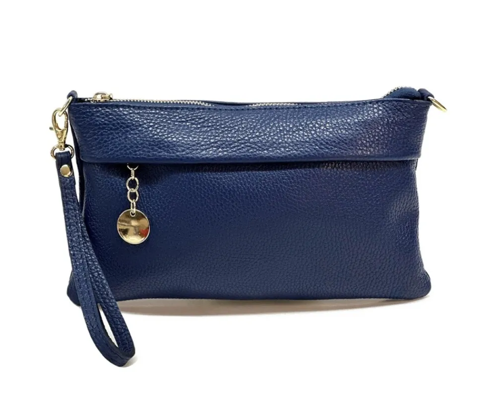 Fiorina Leather Clutch Bag*Florence Discount