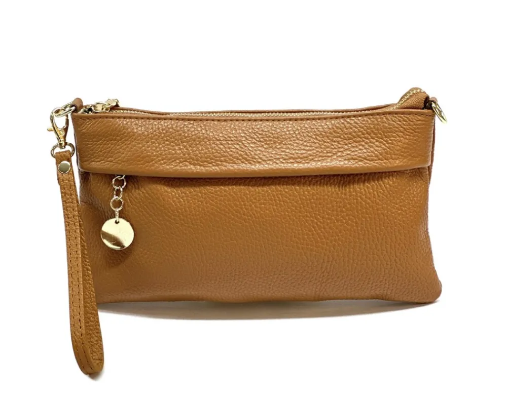Fiorina Leather Clutch Bag*Florence Discount