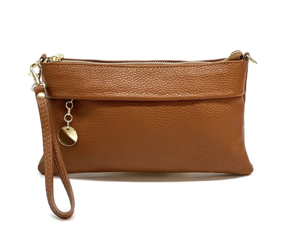 Fiorina Leather Clutch Bag*Florence Discount