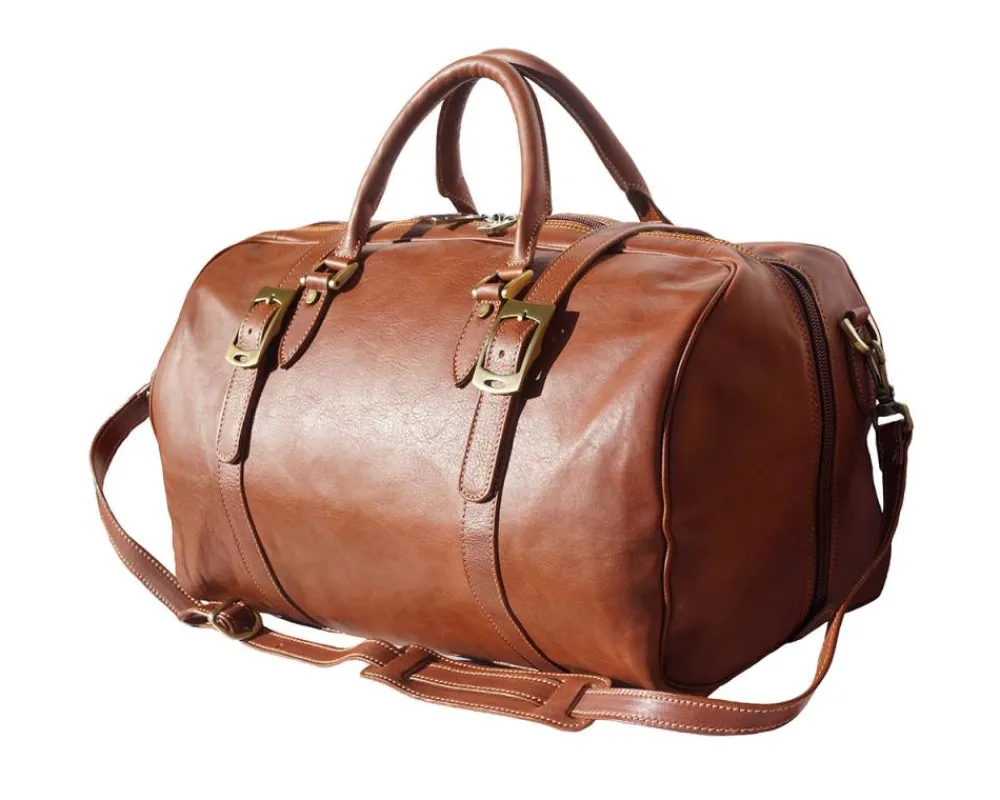 Fortunato Leather travel bag*Florence Online