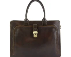 Giacinto leather business bag*Florence Sale