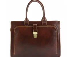 Giacinto leather business bag*Florence Sale