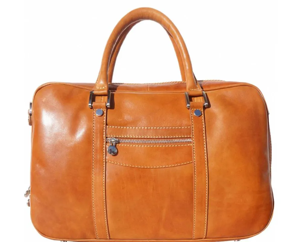 Gianpaolo leather briefcase*Florence Hot