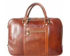 Gianpaolo leather briefcase*Florence Hot