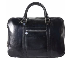 Gianpaolo leather briefcase*Florence Hot