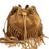 Ileana leather Bucket Bag*Florence Fashion