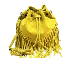 Ileana leather Bucket Bag*Florence Fashion