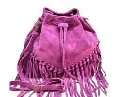 Ileana leather Bucket Bag*Florence Fashion