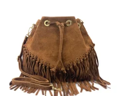 Ileana leather Bucket Bag*Florence Fashion