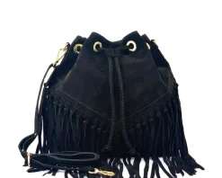 Ileana leather Bucket Bag*Florence Fashion